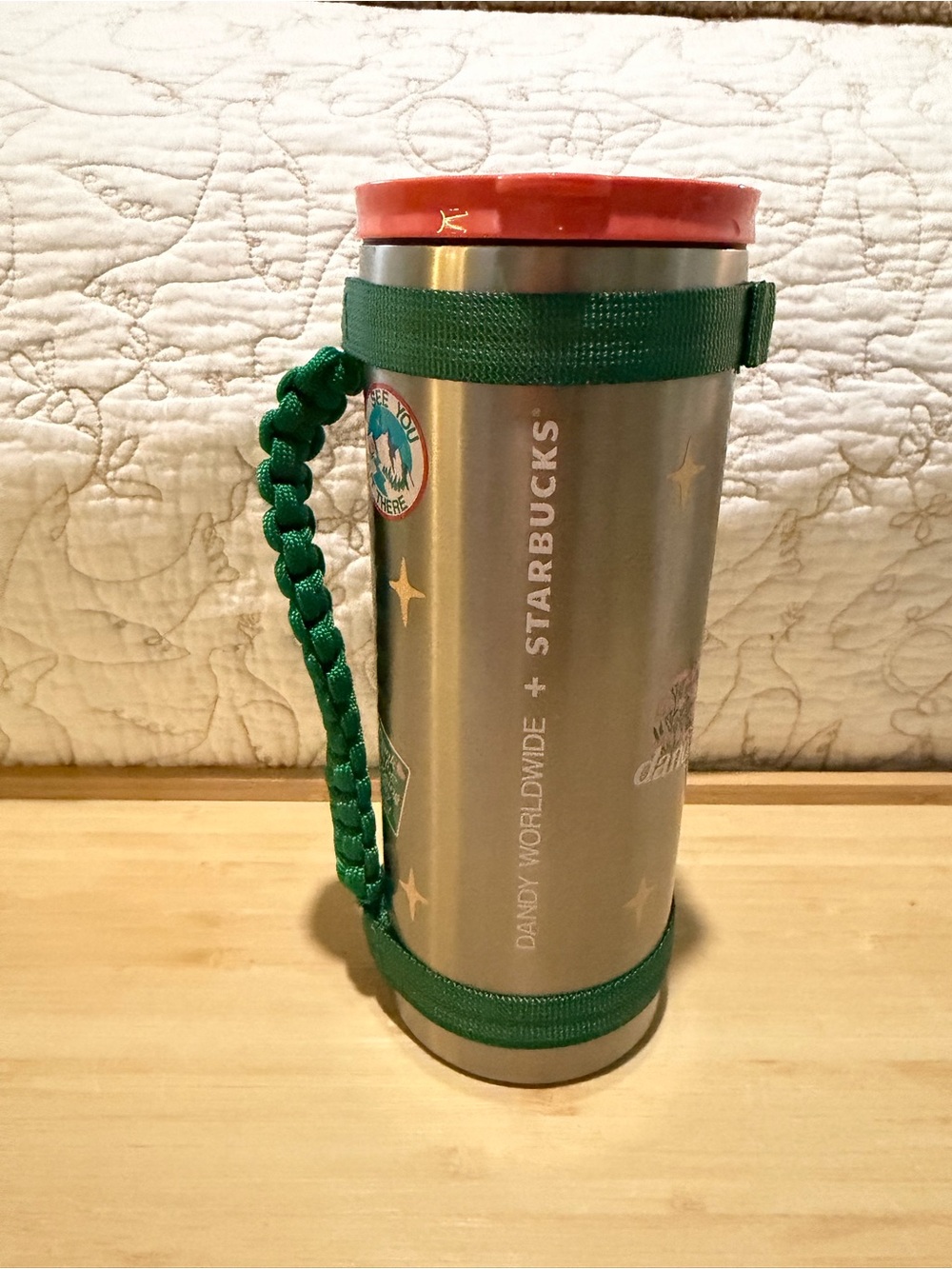 NWT Starbucks x Dandy Worldwide Adventure Stainless Steel Travel Tumbler-20oz - Picture 2 of 4